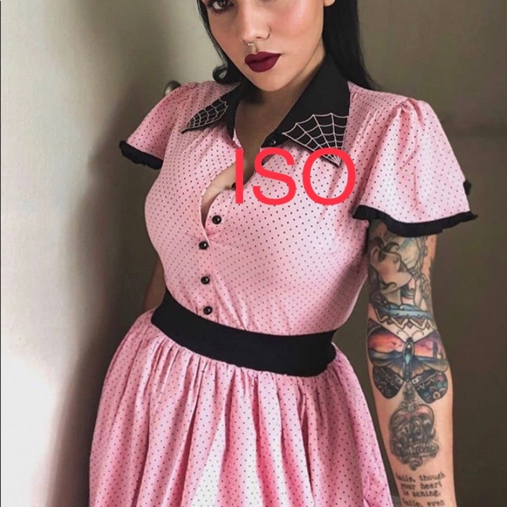 ISO : Sourpuss Lydia pink dress